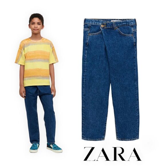 ZARA Kids | Blue | CROSSOVER JEANS LIMITED EDITION - Picture 1 of 5